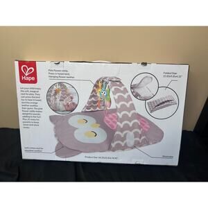 Hape Owl Baby Playmat Activity Gym Oscar Take Along 0+ NEW